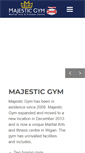 Mobile Screenshot of majesticgym.com